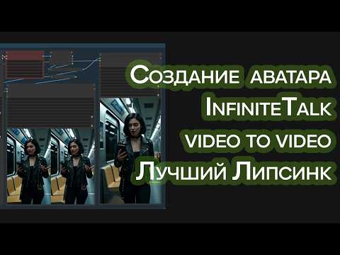 Липсинк видео в видео. Говорящий аватар — настройка InfiniteTalk