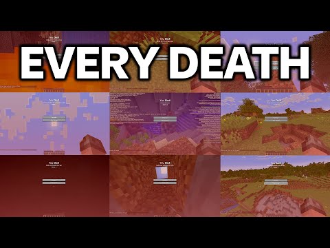 Getting ALL 1290 Death Message in Minecraft!