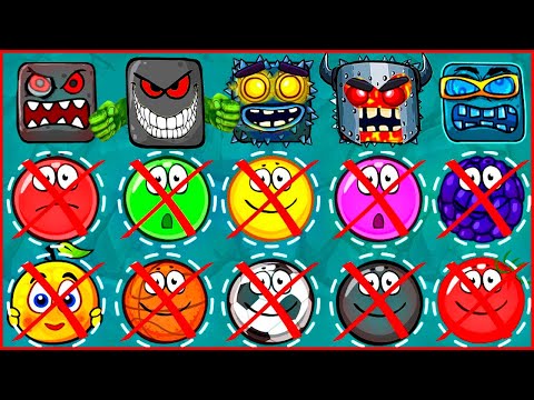 Battle in the arena reverse of the red ball.Animation battle.Баталия Красного шарика Наоборот