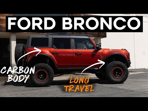 2025 FORD BRONCO | Long Travel, Carbon Wide Body, 37's
