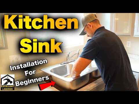 How To Install a Kitchen Sink All By Yourself!