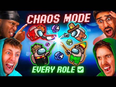 SIDEMEN AMONG US BUT CHAOS MODE WITH EVERY ROLE!