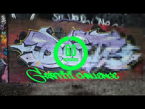 60 Minute Graffiti piece