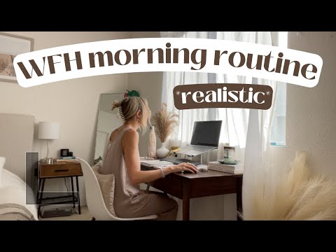 6am work from home morning routine *realistic*