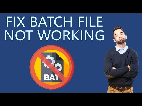 How to Fix Batch files Not Working on Windows 11 PC? .BAT Files Not Opening