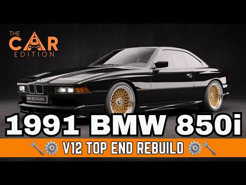 Classic BMW 850i V12 Engine Tear-Down, The Masterpiece of the 90s - The Car Edition