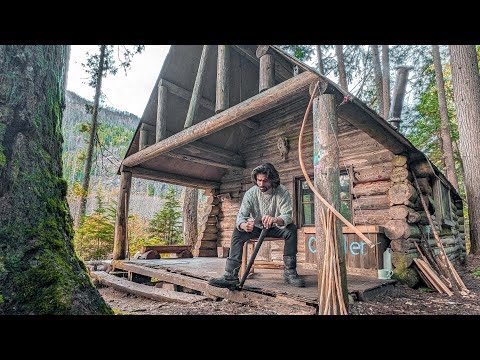 7 days in abandoned trappers cabin
