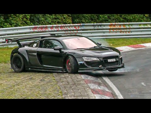 Nürburgring FAIL MANIA! Touristenfahrten Highlights, MANY Mistakes, BAD Driving, Drifts & Action!