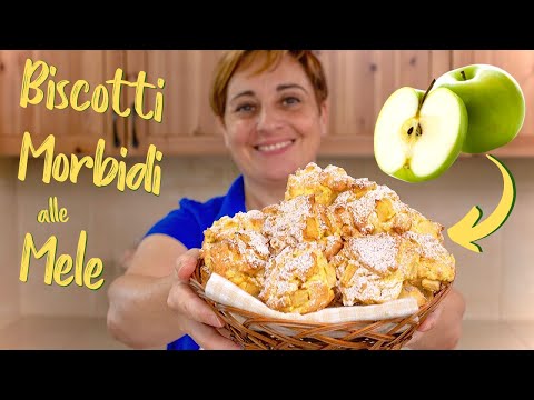 BISCOTTI MORBIDI ALLE MELE Ricetta Facile di Benedetta - Soft Apple Cookies Easy Recipe