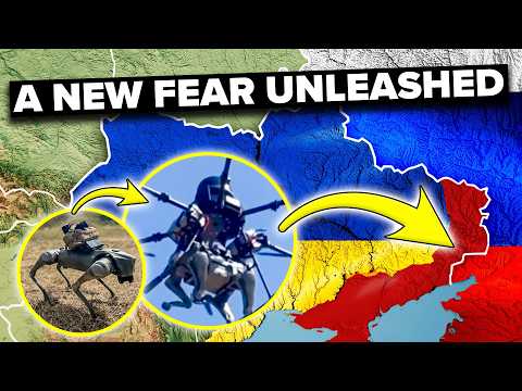 Ukraine is Using VAMPIRE Drones to Drop ROBOT DOGS on Russians