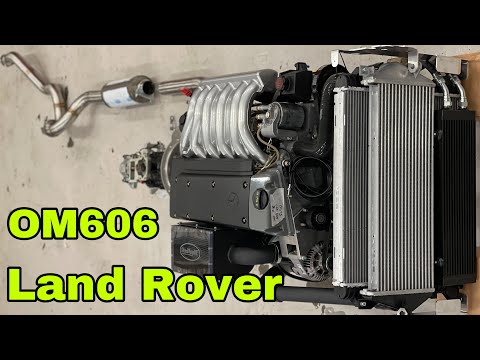 OM606 Defender Crate Setup and Breakdown landrover