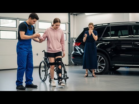 Mécanicien humble fait un miracle pour la fille en fauteuil d’une millionnaire, la mère pleure fort