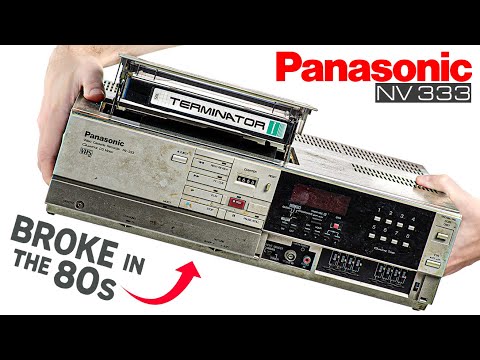 1982 ⚙️ VINTAGE Legendary VCR ✅ RESTORATION & Repair | Panasonic NV-333 📼 Made in Japan!