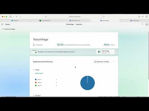 MS Forms Umfrage erstellen und auswerten