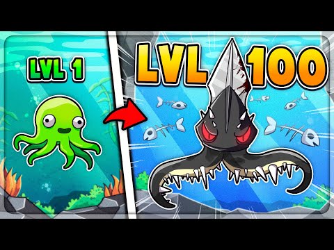 I evolved a COLOSSAL SQUID in Primordialis