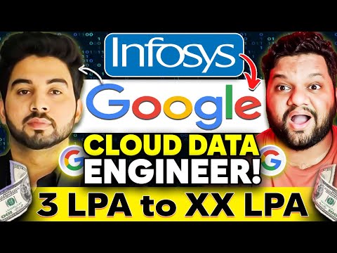 From INFOSYS To GOOGLE🔥 Cloud DATA ENGINEER | How To Crack It ???