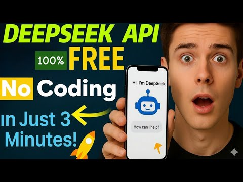  I Got DeepSeek AI API 100% FREE in Just 3 Minutes 🤯 | Build Any AI App or Chatbot No Coding Needed!