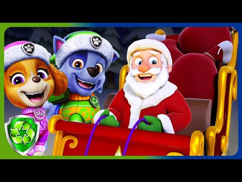 Rocky and the Pups Sleigh Ride | Rocky PAW Patrol | Holiday Cartoons for Kids