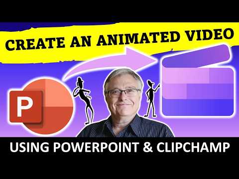 Use Clipchamp and PowerPoint to create an Animated Video (Only three steps)