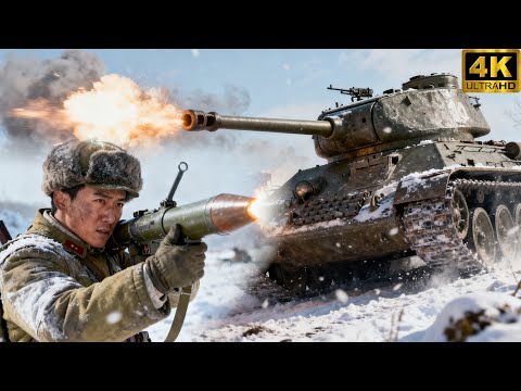 💥【2025 War Movie】Enemy attacks with equipment edge,guy wipes them out in one move!