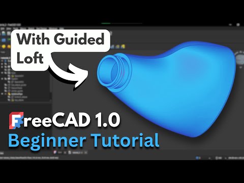 Guided Lofts in FreeCAD 1.0 | Beginner Tutorial | Exercise 8