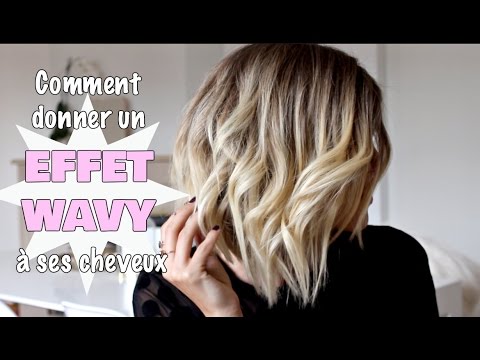 How to give your hair a wavy effect