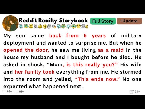 [Full Story]My son came back from 5 years of military deployment and wanted to surprise me......!