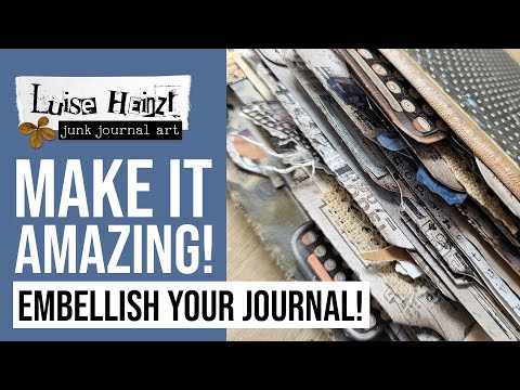 Unleash your artistry! LET'S EMBELLISH A JUNK JOURNAL with typewriter ephemera & make it AMAZING!