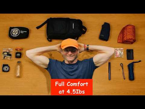 The Lightest Full Comfort Ultralight Gear List Ever! (4.5Ibs)