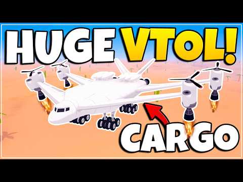 I Built A HUGE CARGO VTOL In Aviassembly!