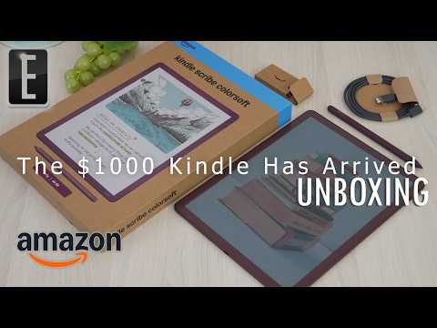 Amazon Kindle Scribe Colorsoft 11" Unboxing