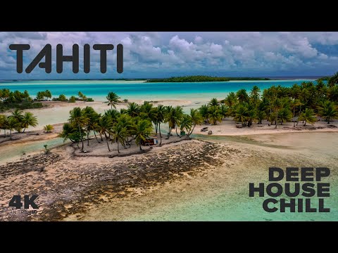 Tahitian Ocean Therapy 🌊 | Ambient Island Aerials and Soothing Blue for Relaxation for your TV