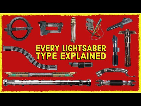 EVERY SINGLE Lightsaber Type And Variant Explained [Canon + Legends]