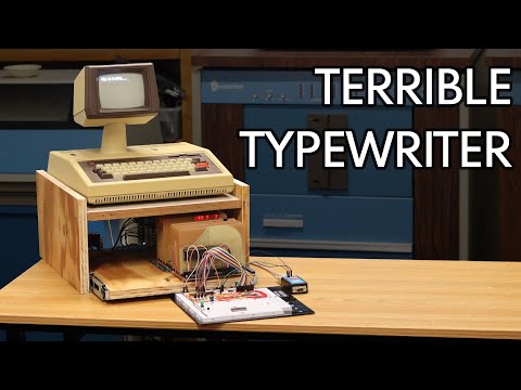 I Made the World’s Worst Typewriter
