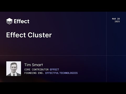 Effect Cluster | Tim Smart (Effect Days 2025)