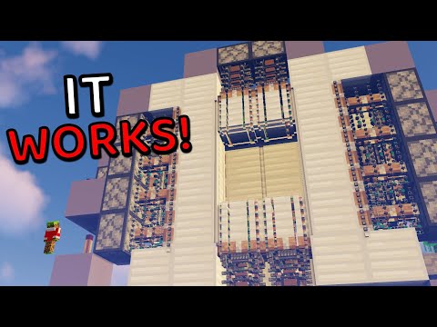 Minecraft's Largest Piston Doors