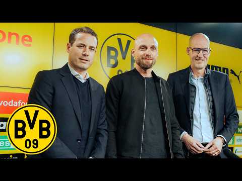 DAS ist der neue BVB-Sportdirektor | PK mit Ole Book, Lars Ricken & Carsten Cramer