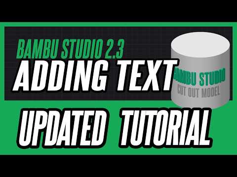 The SECRET To Flawless 3D Text In Bambu Studio 2.3