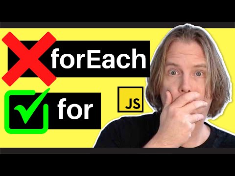 forEach is BAD! for Async Await Code | Advanced Async/Await Javascript Tutorial