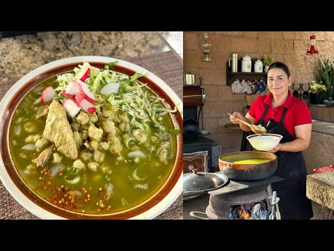 Pozole Verde de Pollo - Para Festejar el Día de las Madres - La Herencia de las Viudas