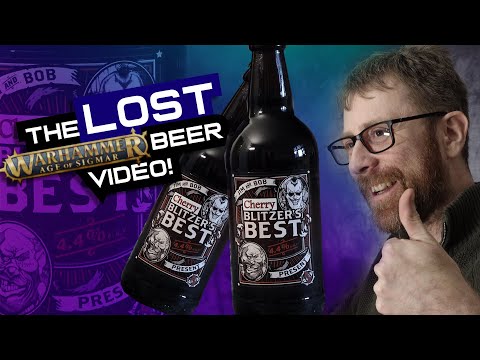 The LOST WARHAMMER BEER! Cherry Blitzer's Best | Warhammer Merch Review