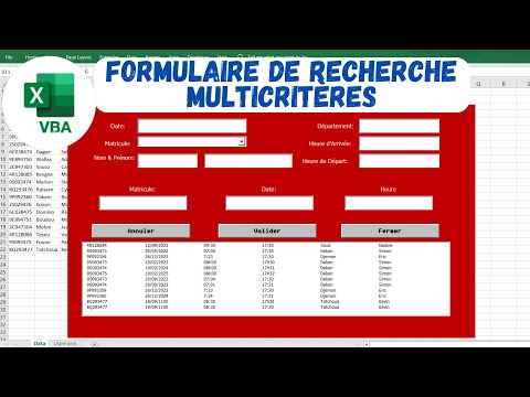 Vba : Suivi des Salariés + Recherche multicritères"