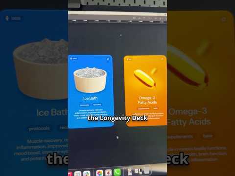 Longevity Deck design process. #app #appdesign #uxui
