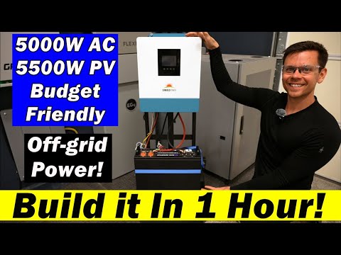 Build a 5,000W Off-grid Solar System in 1 Hour