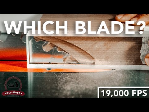 Which Table Saw Blade to Use at 19,000 Frames Per second - Never Before Seen Footage