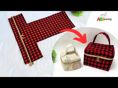 (Up Size) Using Just One Piece of Scrap Fabric, I easily Sewed Beautiful Item