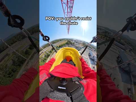 POV: You SLIDE DOWN the Trash Chute!