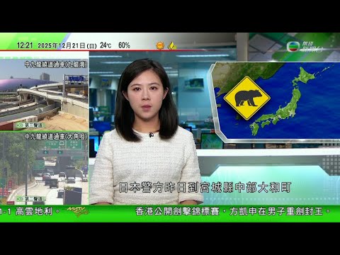 TVB午間新聞｜日本宮城縣近九旬翁疑被熊襲擊身亡 熊被擊殺地｜俄羅斯指周日繼續與美國磋商 澤連斯基稱烏克蘭有條件支持烏美俄三方會談｜美國司法部公布愛潑斯坦文件 有涉特朗普照片短暫曝光後「消失」｜TVB