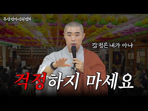 [#보만스님] 내 감정은 내가 아니다｜부산 반야선원 법회