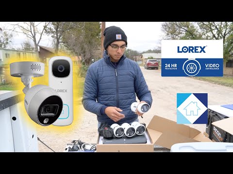 Lorex Security Camera Surveillance System Unbox, Review, Installation D4K2AD84DB Lorex Fusion Series